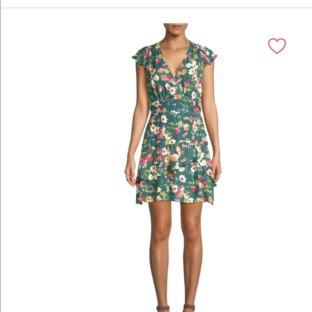 NWT Parker NY floral silk blend dress